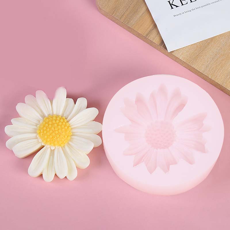 Candle Supplies In Bulk - DIY Candle Silicone Mold Daisy Chamomile