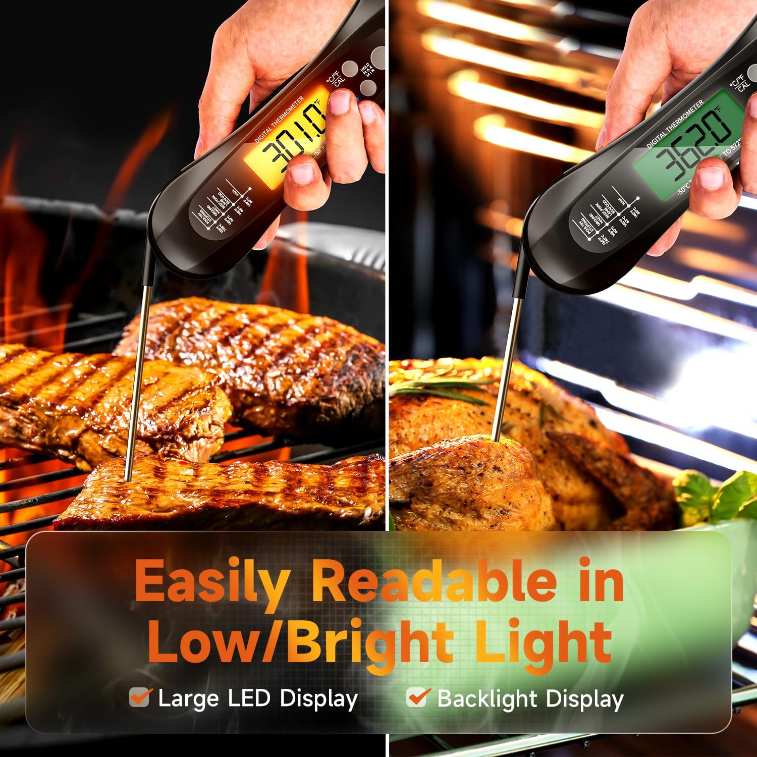 Digital Meat Thermometer Water - Digital Thermometer Probe ulasan dan harga