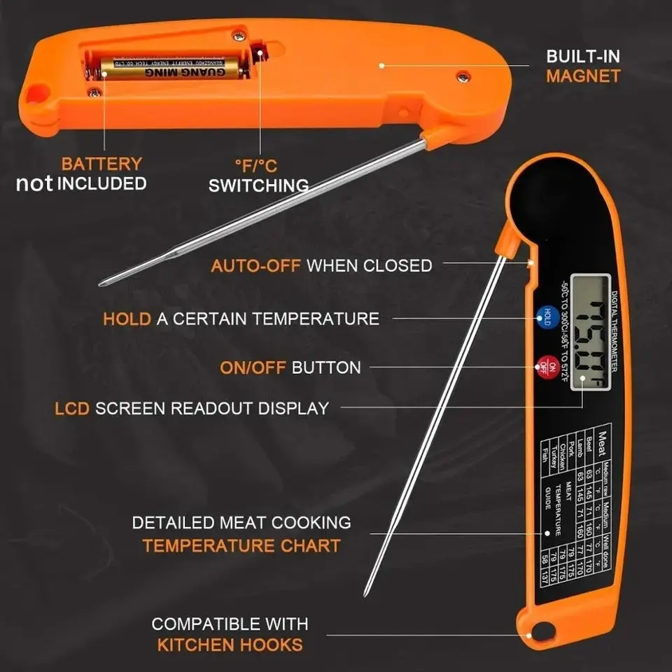 Hot Sale Digital Kitchen Food  - Digital Thermometer Probe ulasan dan harga
