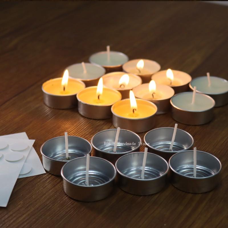Empty Tea Wax Circular Aluminu - Candle Supplies In Bulk ulasan dan harga