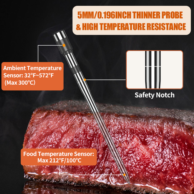 Meat Thermometer Wireless Prob - Digital Thermometer Probe ulasan dan harga