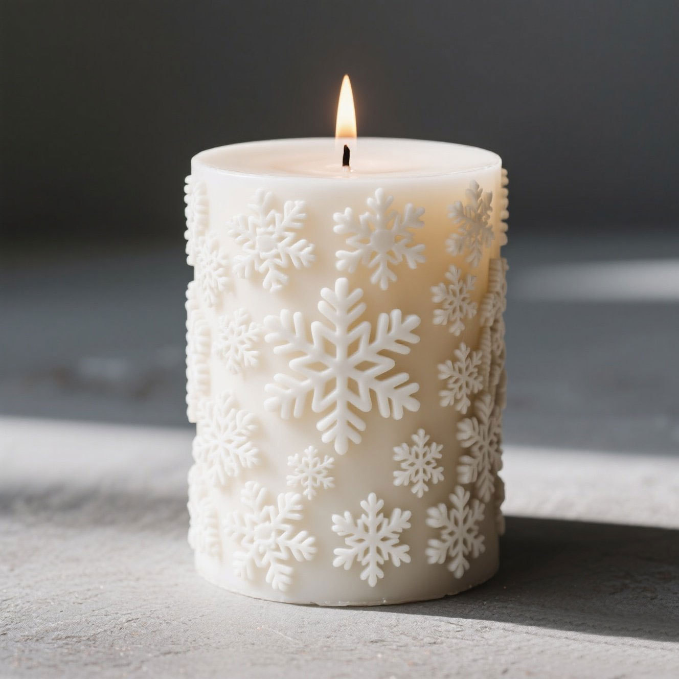 3D Relief Cylinder Christmas S - Candle Supplies In Bulk ulasan dan harga