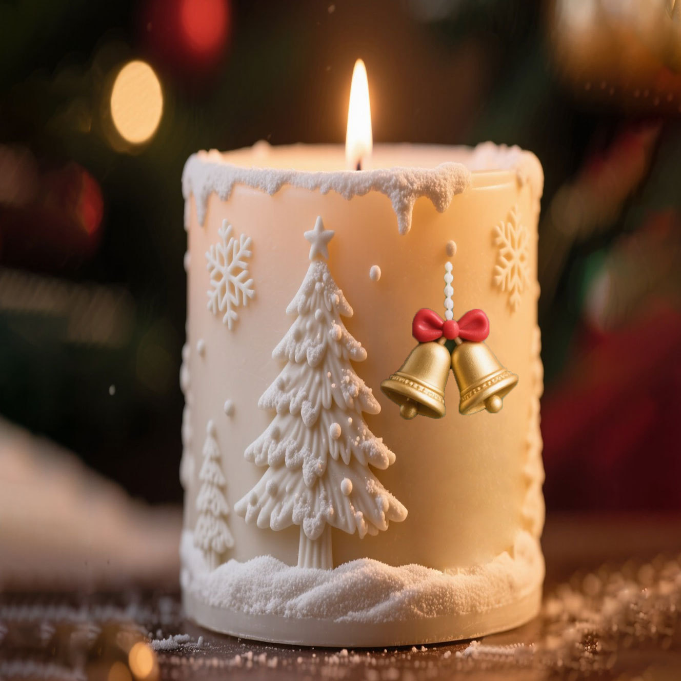 3D Relief Cylinder Christmas S - Candle Supplies In Bulk ulasan dan harga