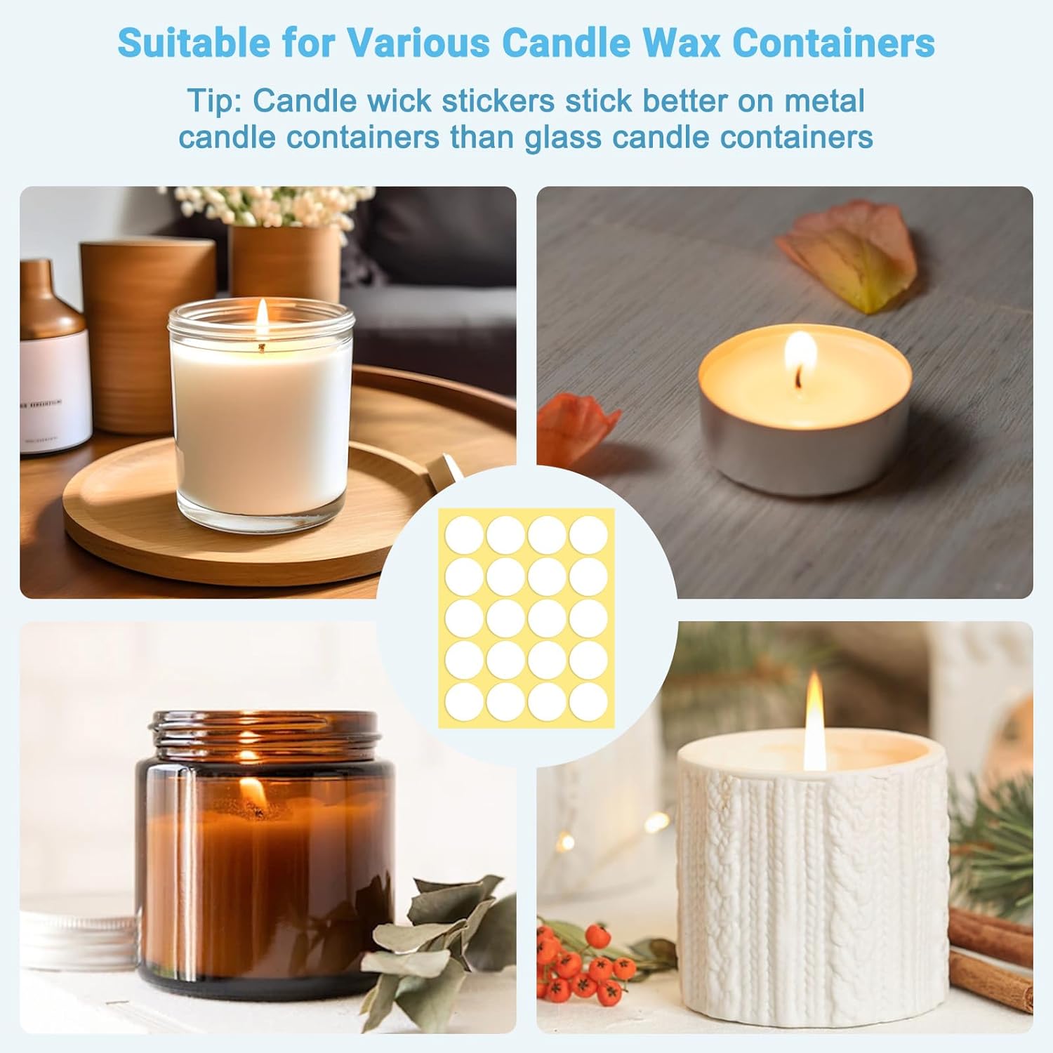 400PCS/100PCS Candle Wick Stic - Candle Making Supplies For Beginners ulasan dan harga