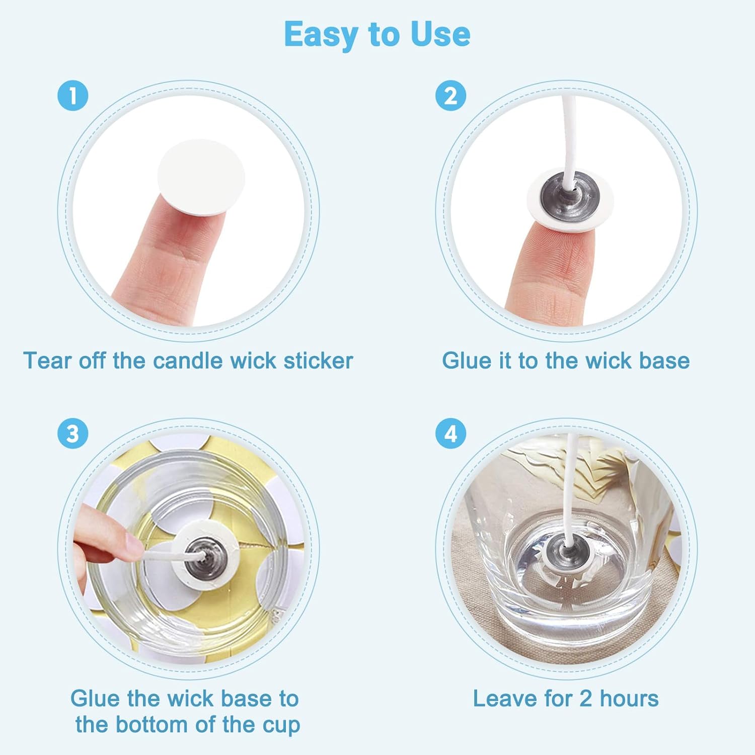 400PCS/100PCS Candle Wick Stic - Candle Making Supplies For Beginners ulasan dan harga