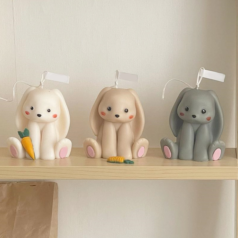 Sitting Rabbit Silicone Candle - Candle Making Supplies For Beginners ulasan dan harga