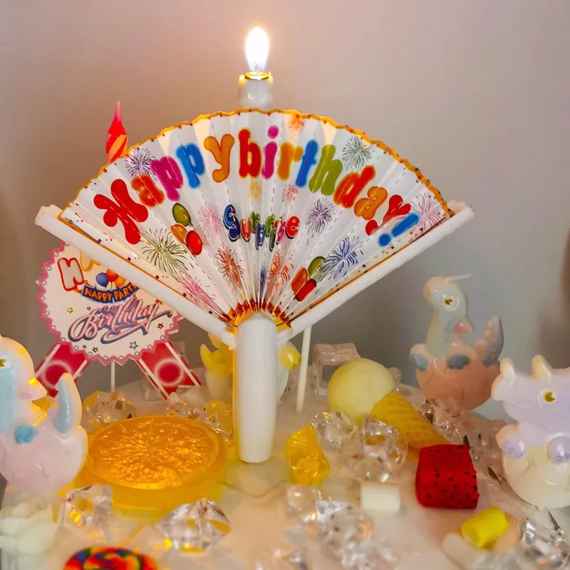 1/3Pcs Surprise Fan Birthday C - Candle Surprise ulasan dan harga