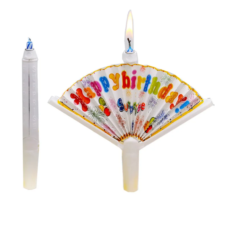 1/3Pcs Surprise Fan Birthday C - Candle Surprise ulasan dan harga