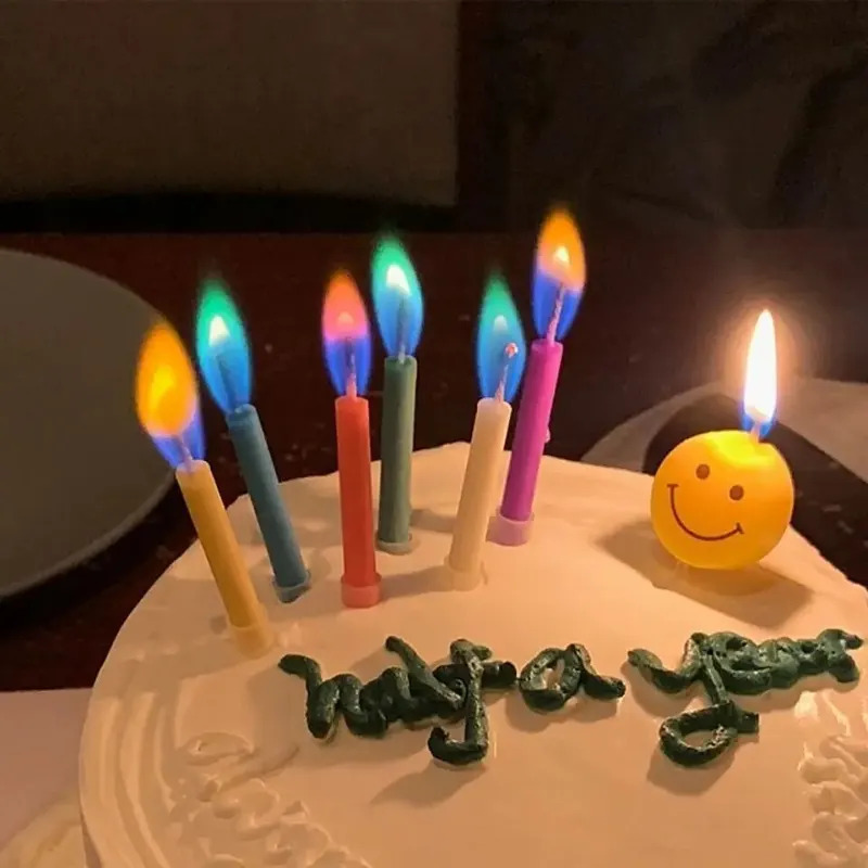 Multicoloured Colourful Flame  - Candle Surprise ulasan dan harga