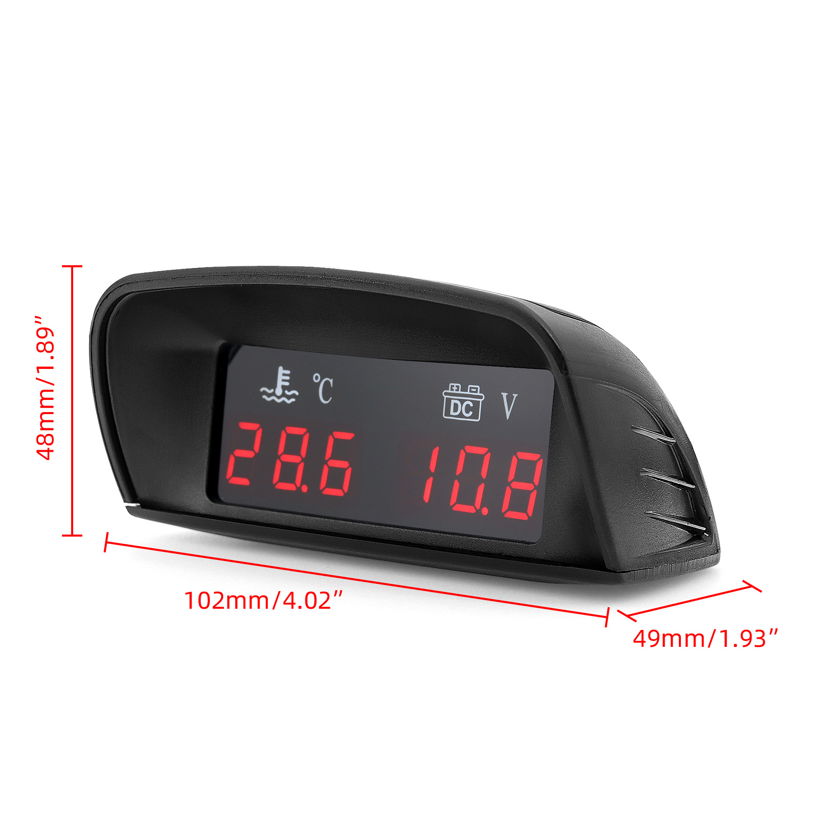 2 In 1 Car Water Temperature + - Digital Thermometer Probe ulasan dan harga
