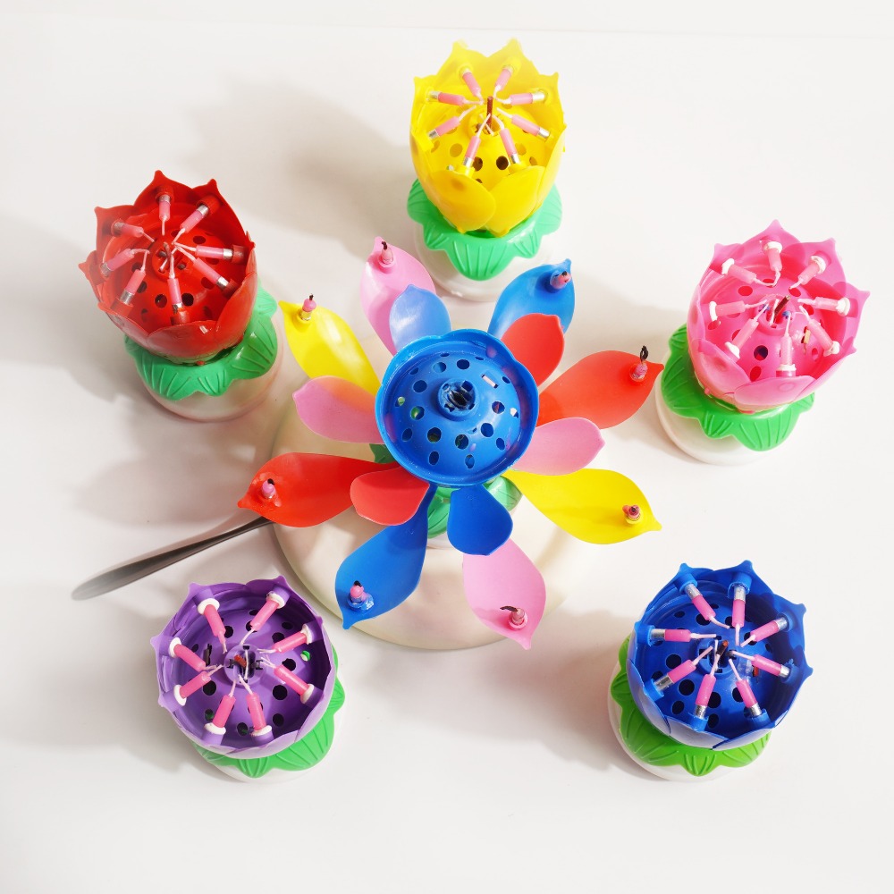 Lotus Birthday Candle Cake Dec - Candle Surprise ulasan dan harga