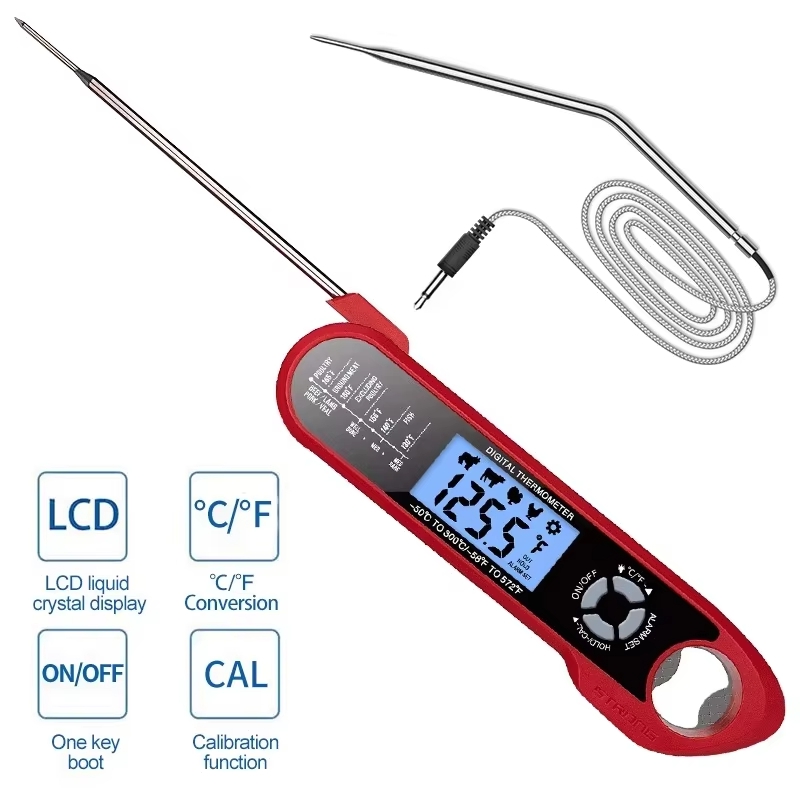 Meat Thermometer Dual-Probe Di - Digital Thermometer Probe ulasan dan harga