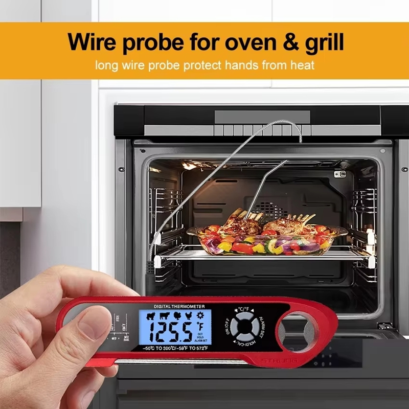 Meat Thermometer Dual-Probe Di - Digital Thermometer Probe ulasan dan harga
